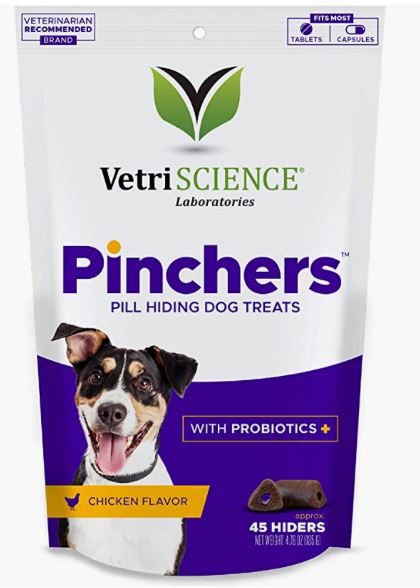 VetriScience Vetri Cardio Canine Chateau Le Woof Pinchers pill hiding dog treats 