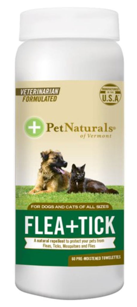 Pet Natural- Flea+ (Wipes) PetNaturals of Vermont 