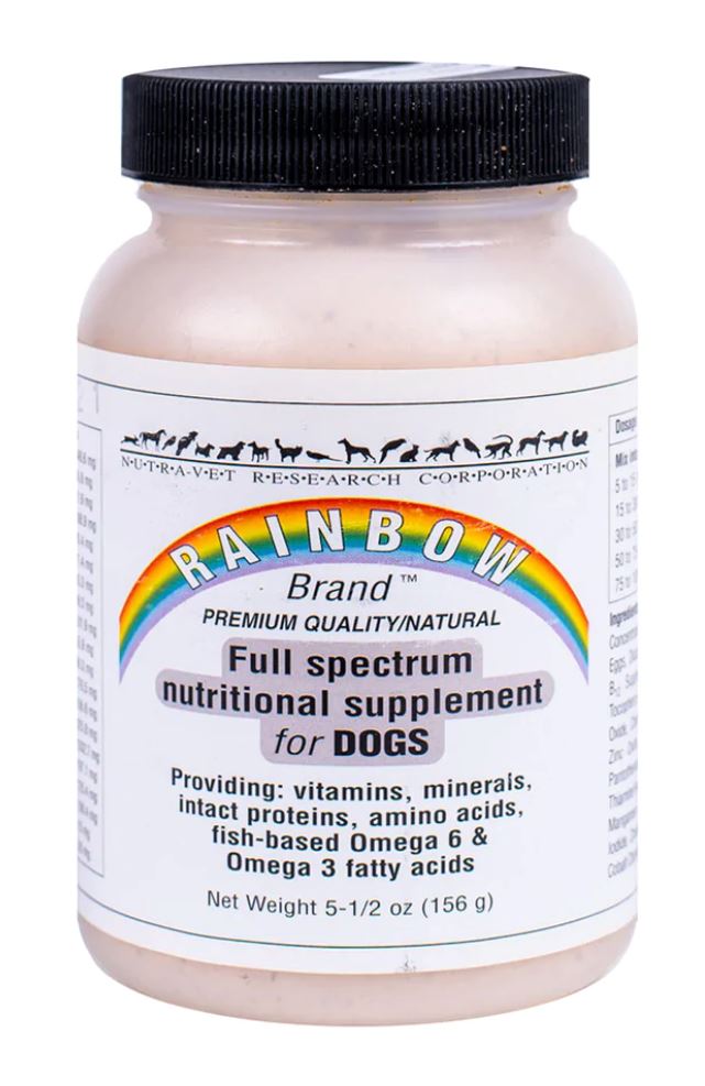 Rainbow Brand Full Spectrum Nutritional Supplement Chateau Le Woof Rainbow Powder Nutritional Supplement 