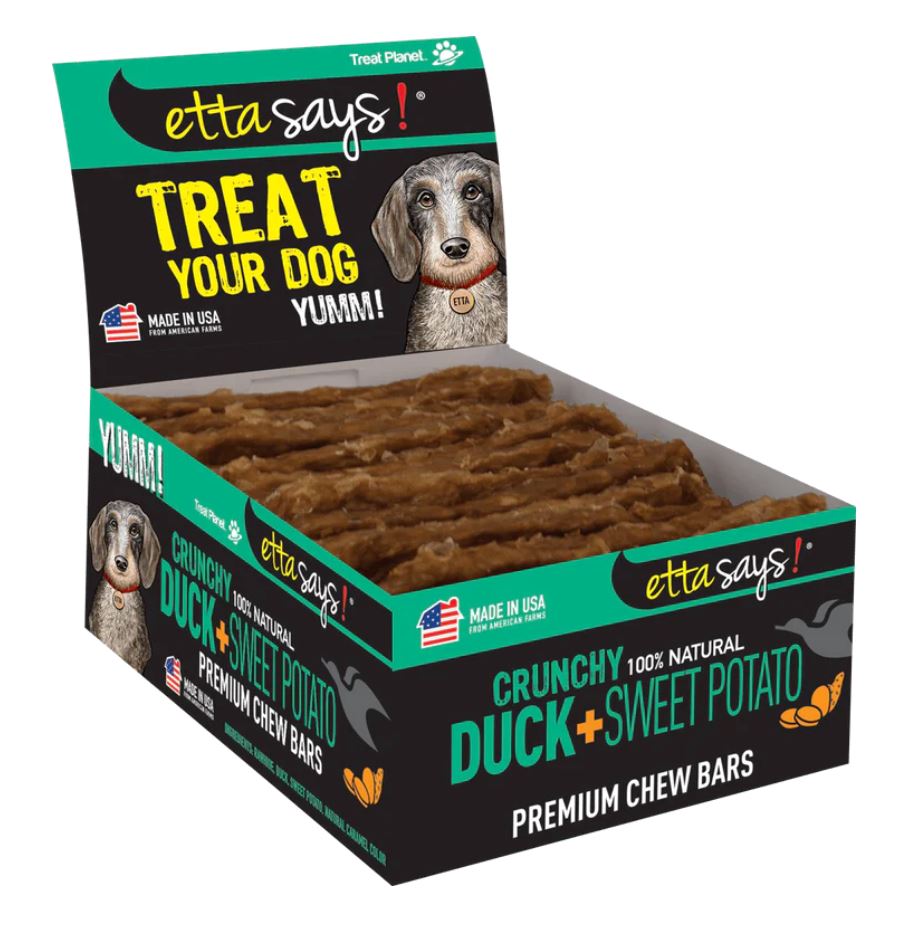Etta Says!-Crunchy Chew Bar Etta Says! Duck+Sweet Potato 