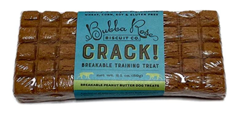 Bubba Rose- CRACK! training treat Bubba Rose Peanut Butter 