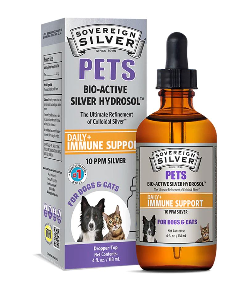 Sovereign Silver-Daily+ Immune Support Animals & Pet Supplies Sovereign Silver Dropper 4oz 