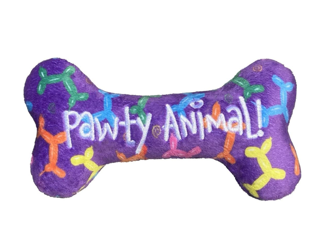 Birthday Pawty Bone | Power Plush Huxley & Kent Small Purple 
