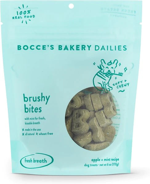 Bocce's Bakery Dailies Bocce's Bakery Brushy Bites – Apple & Mint 