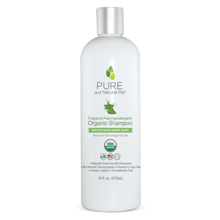 Bathing Products by Pure Natural Pet Pure and Natural Pet USDA Organic Fragrance Free Shampoo 