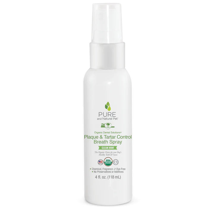 Dental Solutions by Pure and Natural Pet Pure and Natural Pet Plaque and Tartar Breath Spray 
