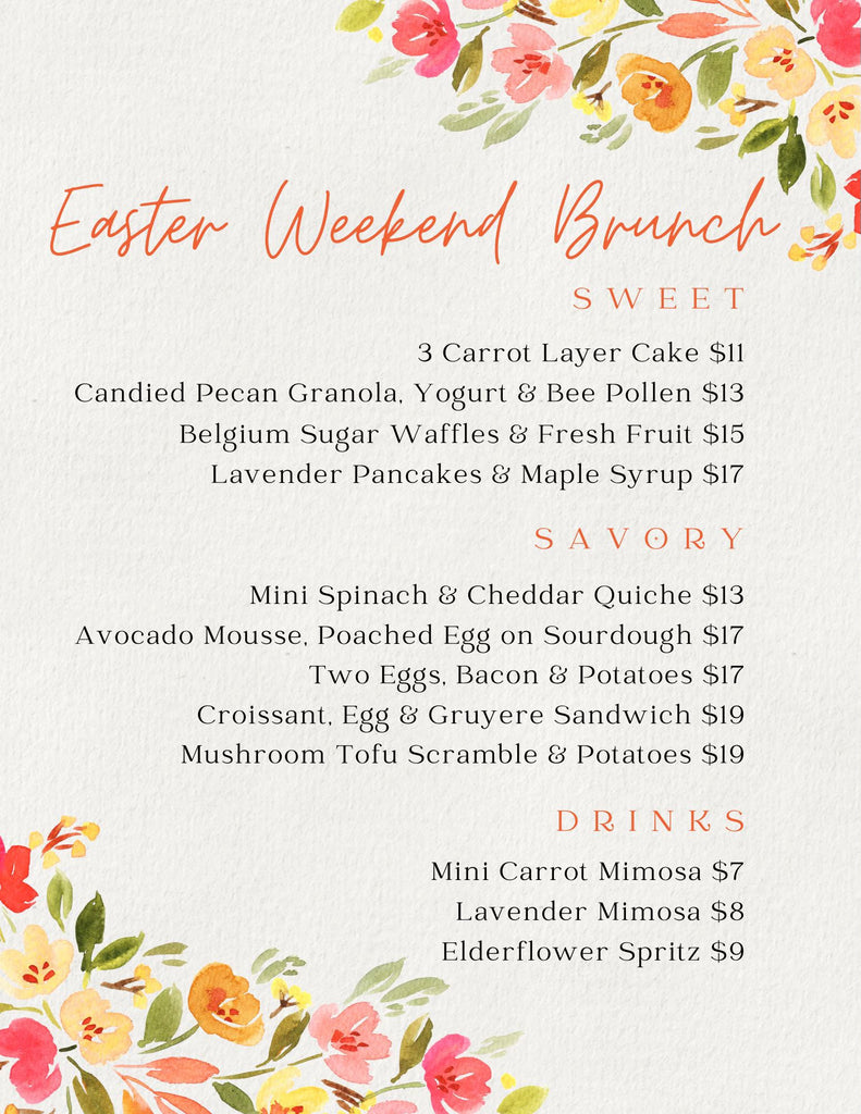 Easter Brunch Château Le Woof 