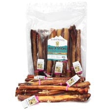 Bully Sticks by The Natural Dog Company The Natural Dog Company 12" Super Jumbo Odor Free 