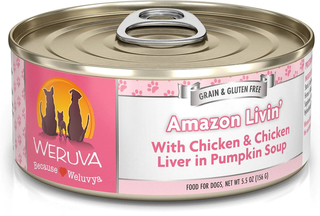 Weruva Canned Food Chateau Le Woof 5.5 oz Amazon Liver 