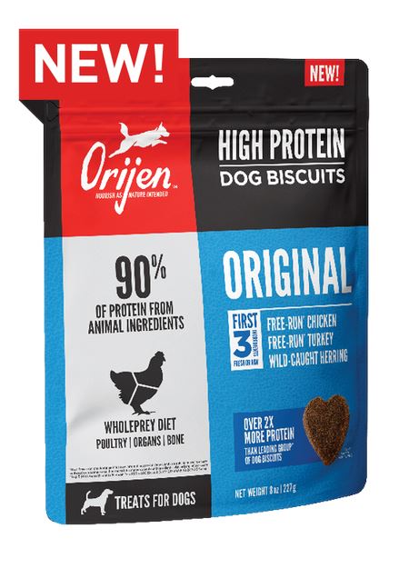 Orijen High Protein Biscuits Chateau Le Woof Original 8oz 