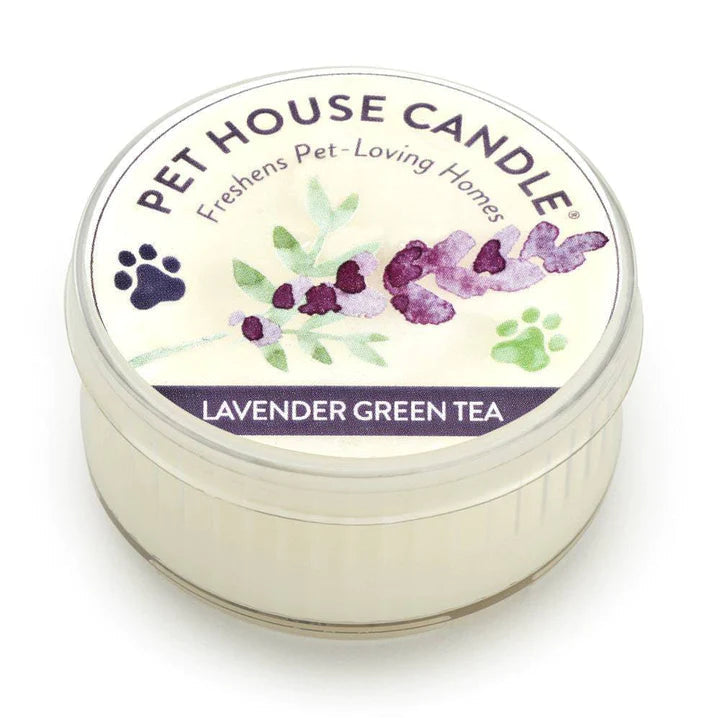 Pet House Candle Mini’s Château Le Woof Lavender Green Tea 