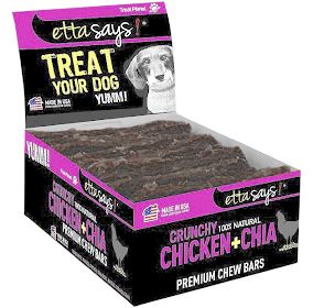 Etta Says!-Crunchy Chew Bar Etta Says! Chicken & Chia 