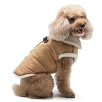 Coats by DOGO DOGO Furry Runner Coat (Brown) Small 