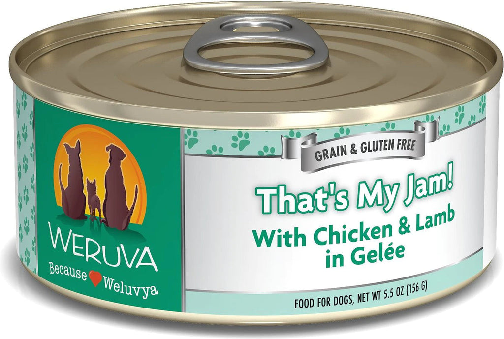 Weruva Canned Food Chateau Le Woof 5.5 oz That’s My Jam! 