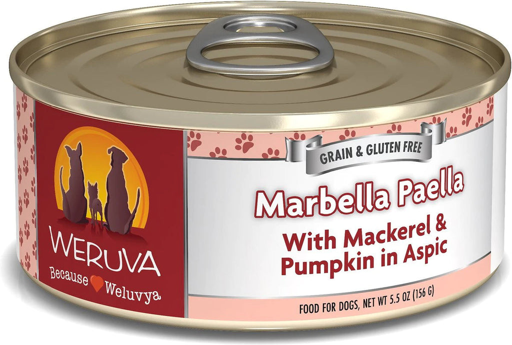 Weruva Canned Food Chateau Le Woof 5.5 oz Marbella Paella 