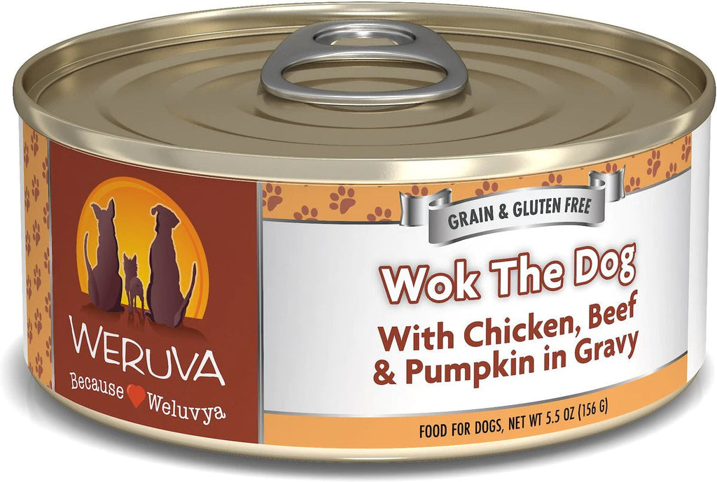 Weruva Canned Food Chateau Le Woof 5.5 oz Wok The Dog 