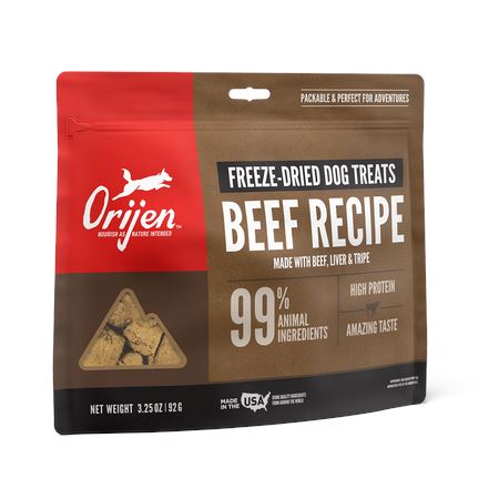 Origen Freeze Dried Treats Chateau Le Woof Angus Beef 3.5oz 