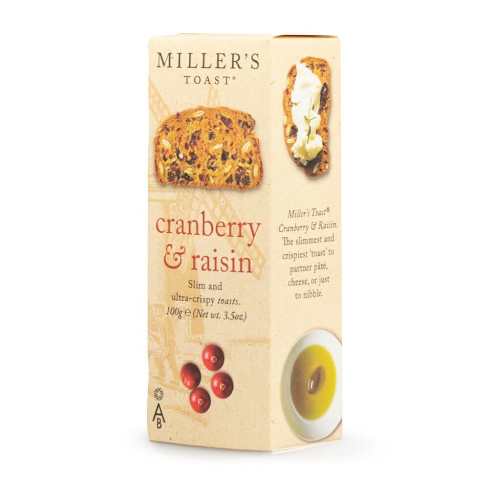 Miller's Toast Miller's Toast Cranberry & Raisin 