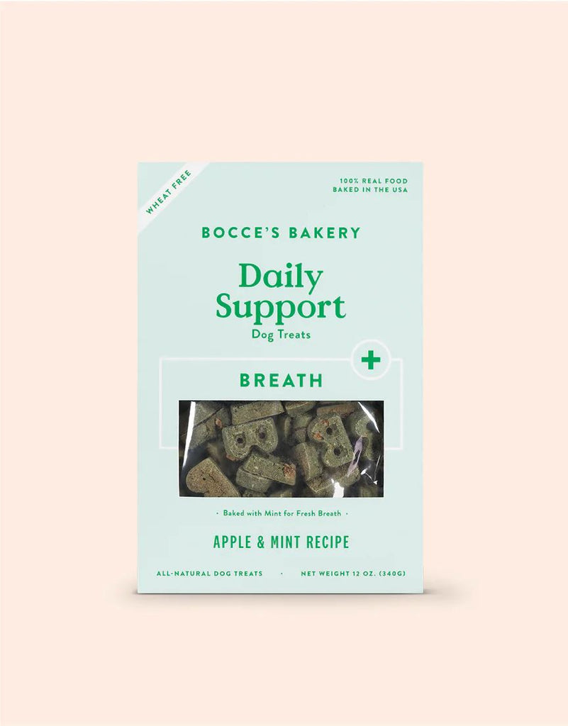 Bocce's Daily Support Dog Treats Château Le Woof Breath Aid 