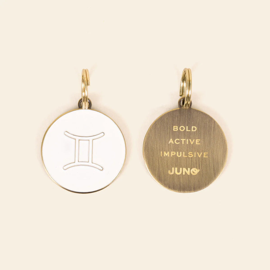 Juno Zodiac Dog Tag Juno Dog Co Gemini 