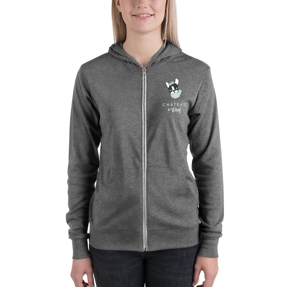 Bonaparte Zip-Up Hoodie Chateau Le Woof XS 